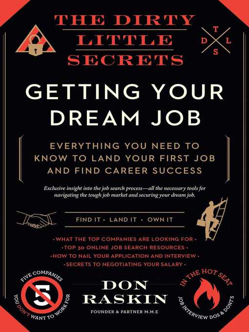 Title details for The Dirty Little Secrets of Getting Your Dream Job by Don Raskin - Wait list